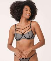 Sutiã De Tela Strappy Com Base E Sem Bojo Marisa-09017