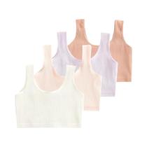 Sutiã De Treinamento Sem Fio Para Meninas 4 Peças/Lote 8-16 Anos, Colete Esportivo Para Adolescentes