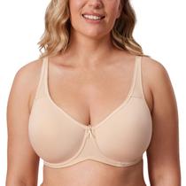Sutiã DELMIRA Camiseta Sem Costura com Aro e Cobertura Total 38DD Sutiã DELMIRA Camiseta Sem Costura com Aro e Cobertura Total 38DD
