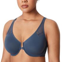 Sutiã DELMIRA Fecho Frontal Costas Nadador Plus Size 42F