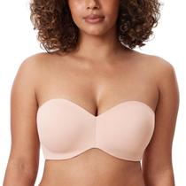 Sutiã DELMIRA Sem Alças com Arco Minimizer Plus Size 32C