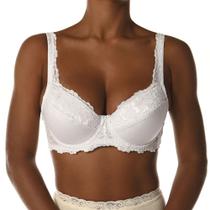 Sutiã Demillus 065104 Iridien Com Aro e Bojo Renda e Microfibra Taça B (Novo 065204) T. 44/54