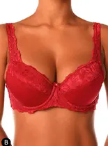 Sutiã Demillus 065204 Iridien Com Aro e Bojo Renda e Microfibra Taça B (Antiga 065104) T. 44/54 Sutiã Demillus 065204 Iridien Com Aro e Bojo Renda e Microfibra Taça B (Antiga 065104) T. 44/54