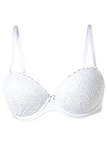 Sutiã Demillus 067249 Nova Gemma Com Aro e Bojo Renda e Microfibra T. 42/50