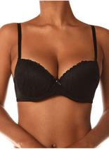 Sutiã Demillus 067249 Nova Gemma Com Aro e Bojo Renda e Microfibra T. 42/50