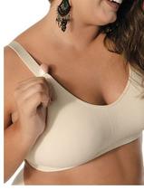 Sutiã DeMillus Plus Size Perola Ultraleve Sustentação Sem Aro Bojo Microfibra Macia cod. 061156