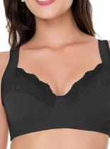 Sutiã Dilady 123410 Plus Size Com Aro Renda e Microfibra T. 46/54 Sutiã Dilady 123410 Plus Size Com Aro Renda e Microfibra T. 46/54