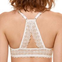 Sutiã DOBREVA 34B Marfim com Bojo Push Up e Arco Racerback