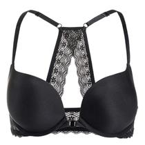 Sutiã DOBREVA 36A Push Up com Costas Nadador e Fecho Frontal Preto