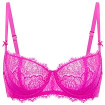 Sutiã DOBREVA 36E Renda Push-Up Balconette Fúcsia