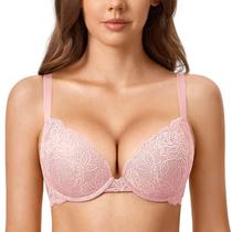 Sutiã DOBREVA Push Up com Renda, Aro e Decote Profundo 32C