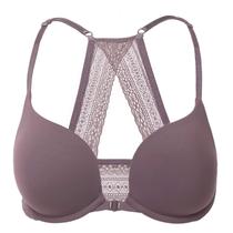 Sutiã DOBREVA Push-Up Decote Profundo com Fecho Frontal e Alças Nadador 38C