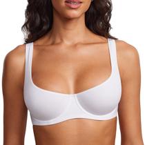 Sutiã DOBREVA Unlined Balconette Underwire Support 34D branco