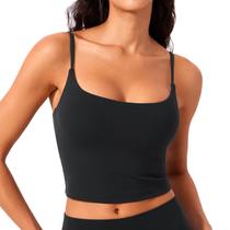 Sutiã esportivo CRZ YOGA Butterlift feminino com gola redonda preto XS