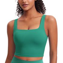Sutiã esportivo CRZ YOGA Butterluxe feminino com gola quadrada e palangre Sutiã esportivo CRZ YOGA Butterluxe feminino com gola quadrada e palangre
