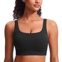Sutiã esportivo CRZ YOGA Butterluxe U com decote redondo preto S Sutiã esportivo CRZ YOGA Butterluxe U com decote redondo preto S