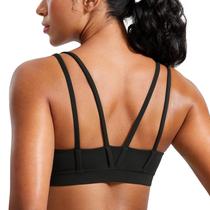 Sutiã esportivo CRZ YOGA Softness Mold Butterluxe com decote em V feminino