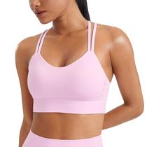 Sutiã esportivo CRZ YOGA Softness Mold Butterluxe Strappy Pink L