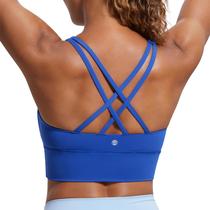 Sutiã esportivo CRZ YOGA Strappy Longline feminino de médio impacto Sutiã esportivo CRZ YOGA Strappy Longline feminino de médio impacto
