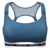 Sutiã esportivo de amamentação Momcozy FB011 Low-Impact Maternity Blue
