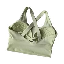 Sutiã Esportivo Feminino Antichoque De Alta Intensidade, Respirável, Com Bojo, Para Yoga, Fitness E