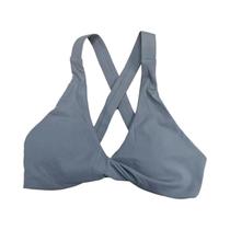 Sutiã Esportivo Feminino Com Almofada Torcida De Baixo Impacto, Top De Yoga Com Costas Cruzadas Sutiã Esportivo Feminino Com Almofada Torcida De Baixo Impacto, Top De Yoga Com Costas Cruzadas