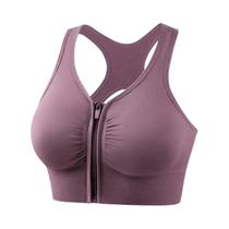 Sutiã Esportivo Feminino Com Zíper Frontal, Fitness, Yoga, Academia, CZGUKE, Top Esportivo Elegante Sutiã Esportivo Feminino Com Zíper Frontal, Fitness, Yoga, Academia, CZGUKE, Top Esportivo Elegante