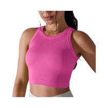 Sutiã Esportivo Feminino De 2 Camadas Com Suporte Alto, Secagem Rápida, Acolchoado, Yoga, Corrida,