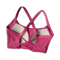 Sutiã Esportivo Feminino De Alta Intensidade À Prova De Choque, Respirável, Com Efeito Push-Up Para