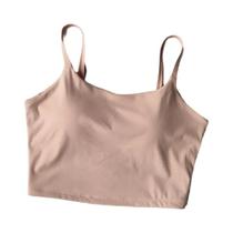 Sutiã Esportivo Feminino De Alta Qualidade Sem Alças Com Efeito Push-Up, Camisola Para Academia Com