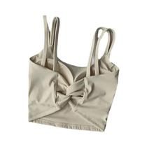 Sutiã Esportivo Feminino Push up Para Fitness, Yoga, Top De Academia Com Alças Cruzadas Nas Costas E