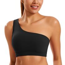 Sutiã esportivo JOYSPELS Smooth One Shoulder Low Impact Preto