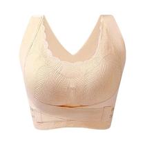 Sutiã Esportivo Push up Sem Costura Feminino FallSweet Wirefree Cross Back Bralette Sutiã