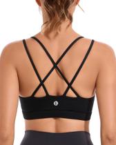 Sutiã esportivo RUNNING GIRL High Support WX3018 preto para mulheres Sutiã esportivo RUNNING GIRL High Support WX3018 preto para mulheres