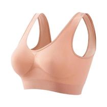 Sutiã Esportivo Seamless plus Size Para Mulheres, Top Cropped Respirável, Sem Arame, Tamanhos S-5XL