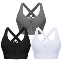 Sutiã esportivo Sykooria feminino pós-operatório de alto suporte