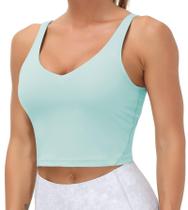 Sutiã esportivo THE GYM PEOPLE, palangre, acolchoado, suporte médio