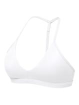 Sutiã esportivo YEOREO com tiras acolchoado Halter Ericie Open Back White