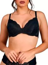 Sutiã Estruturado Duloren 831311 Com Bojo e Aro Renda e Microfibra T. 42/48