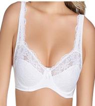 Sutiã Estruturado Valisere 26123 Com Aro Sem Bojo Renda e Microfibra Taça B T. 42/52