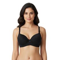Sutiã Feminino Adulto Base Cruzada Alça Larga Reforçada Ajustável Push Up Fecho Colchete