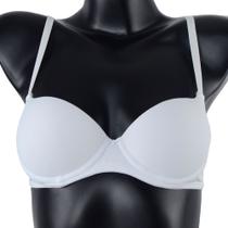 Sutiã Feminino Bonjour Meia Taça Branco - 0B2488 Sutiã Feminino Bonjour Meia Taça Branco - 0B2488