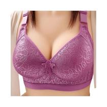 Sutiã Feminino Confortável E Respirável, Sem Costura, Ajustável, Com Arame, Tamanho Grande