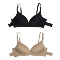 Sutiã Feminino DelRio Kit 2 Pçs Bojo Sem Aro - DR40809-D1