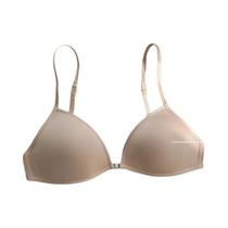 Sutiã Feminino Francês Triangular a B Cup Com Alça Fina Invisível E Fivela Frontal Sem Costura