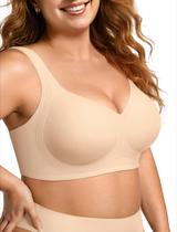 Sutiã feminino OEAK Jelly Bra Plus Size Nude GG
