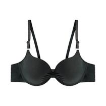 Sutiã Feminino Sexy Sem Costas Com Decote V Profundo De Algodão Com Bojo E Efeito Push-Up, Lingerie