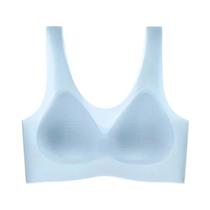 Sutiã Feminino Ultra Fino Sem Costura Com Efeito Refrescante E Push Up, Camiseta De Seda Gelada