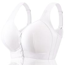 Sutiã FHTECO Daisy Floral Plus Size com fecho frontal sem fio Sutiã FHTECO Daisy Floral Plus Size com fecho frontal sem fio