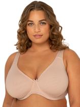 Sutiã Fruit of the Loom Fit for Me Plus Size Unlined 46DD Sand